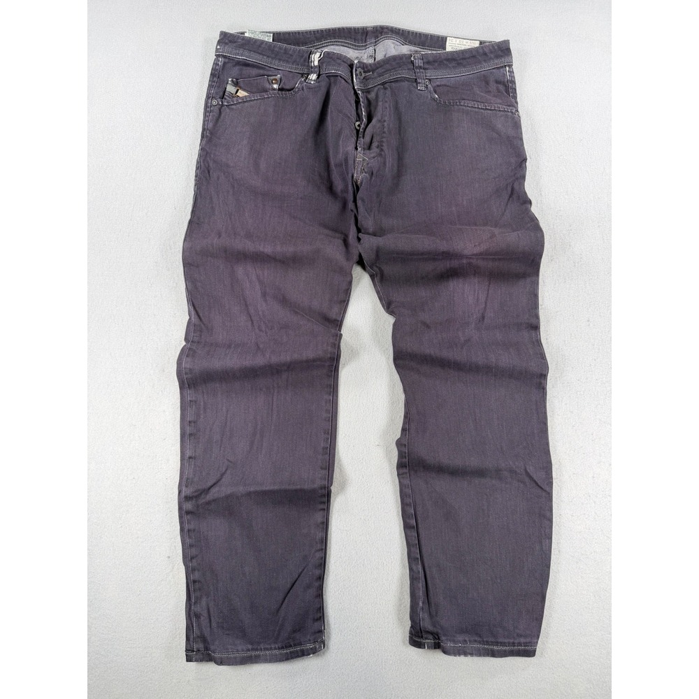 Vintage Diesel Darron Regular Slim Tapered Jeans Mens 36x34 Purple Wash Stretch